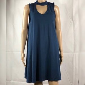 Wishful Park dark blue  choker dress